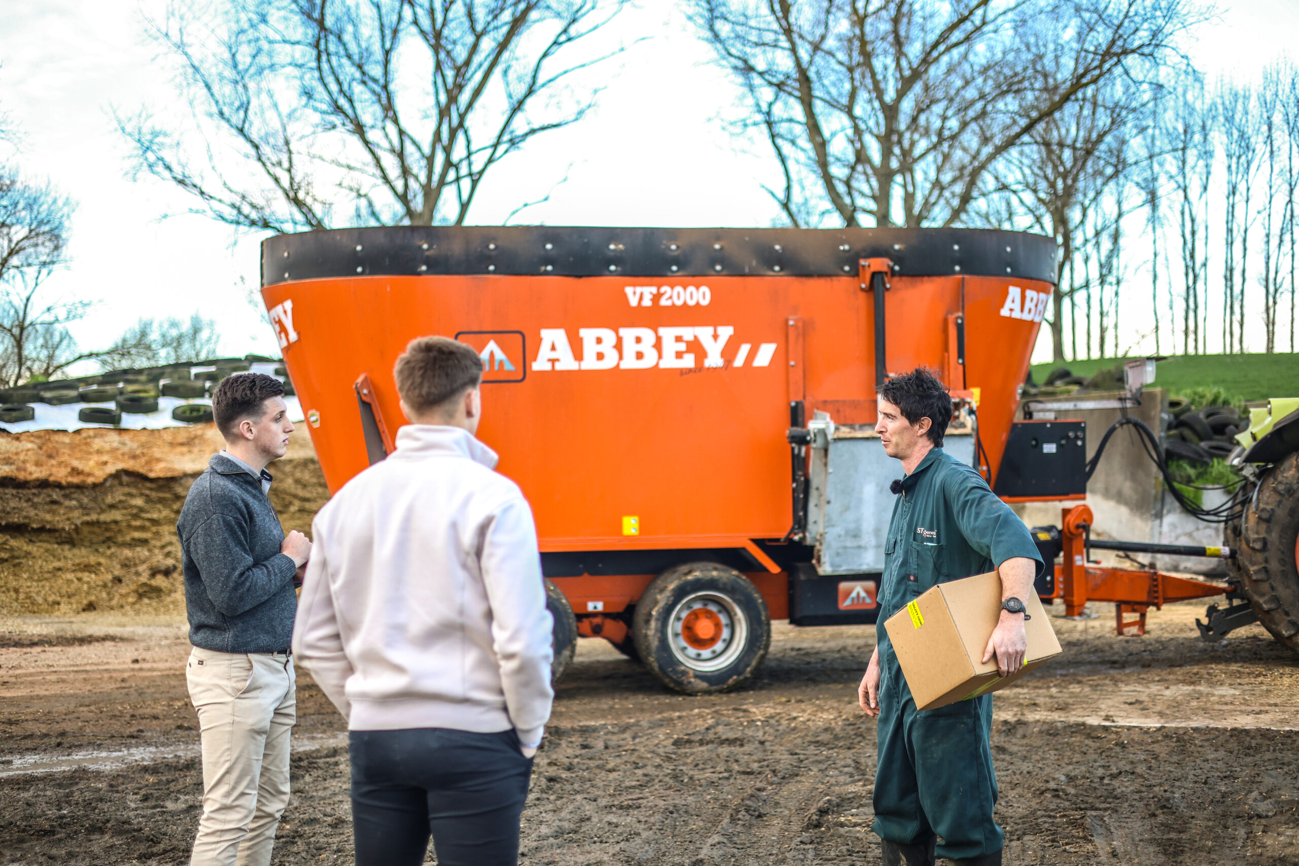 Abbey, Mixer, Feed, Wagon, cattle, Farming